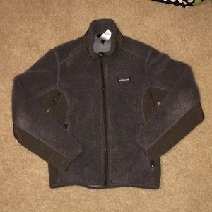 Patagonia Men's Gray Fleece Full-Zip Jacket